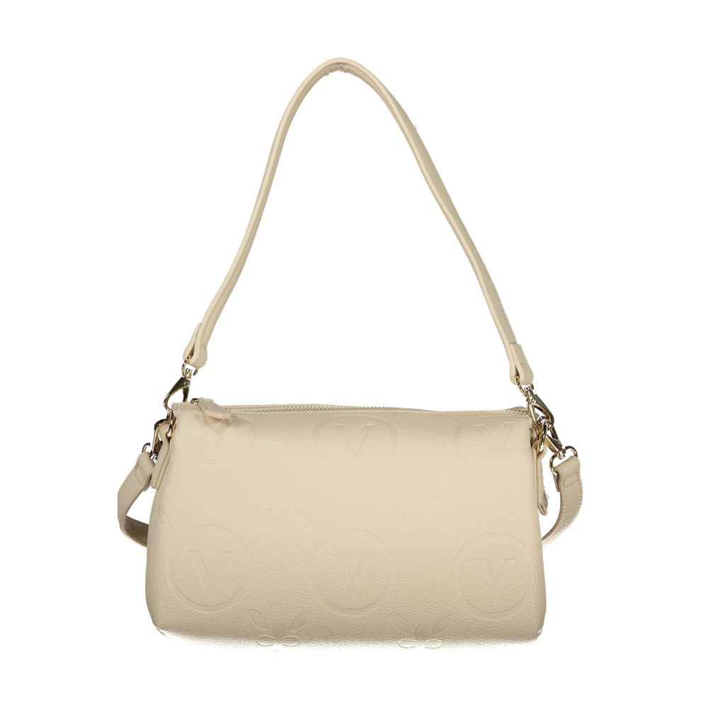 Mario Valentino Schultertasche aus Polyurethan in Beige für Damen
