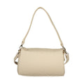 Mario Valentino Schultertasche aus Polyurethan in Beige für Damen