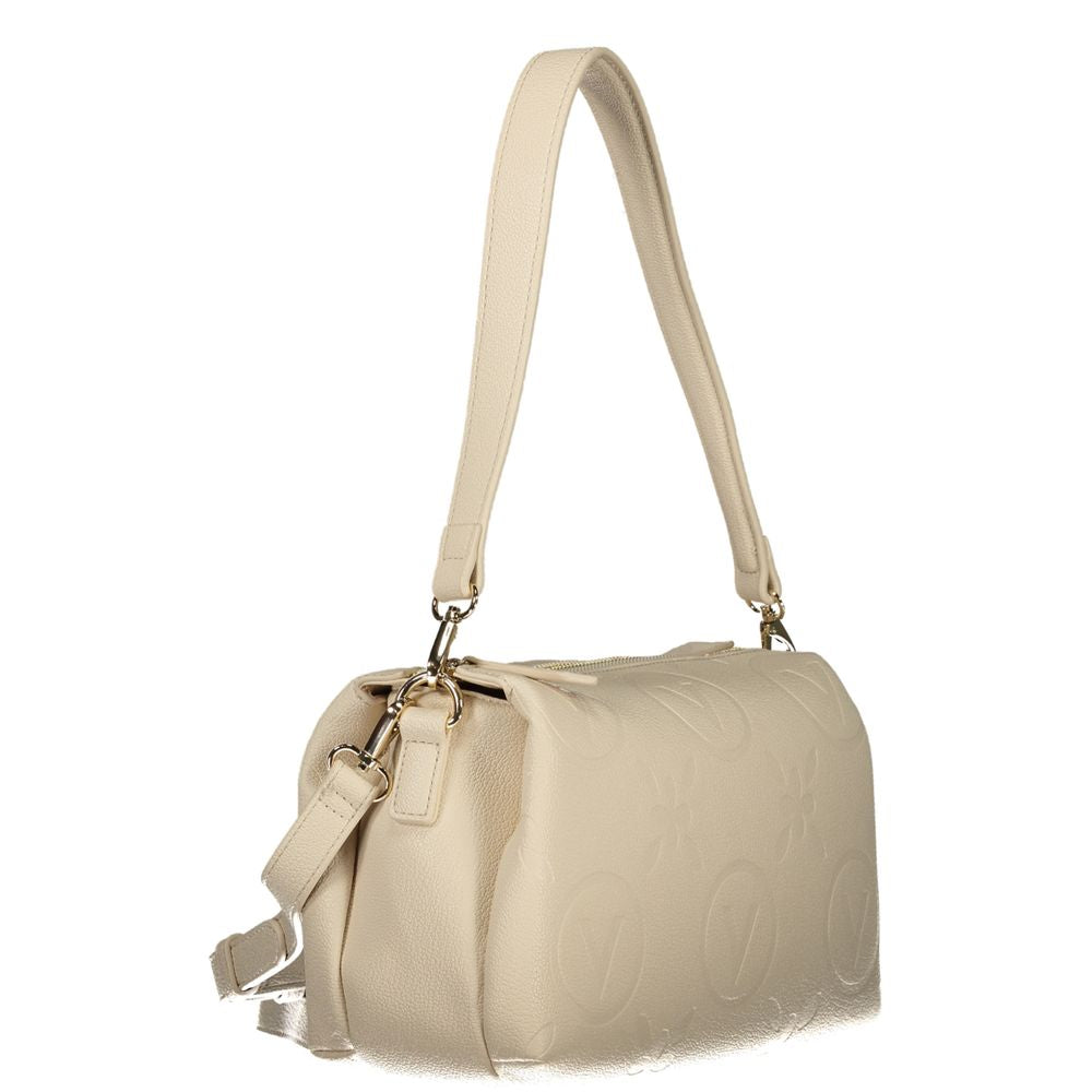Mario Valentino Schultertasche aus Polyurethan in Beige für Damen