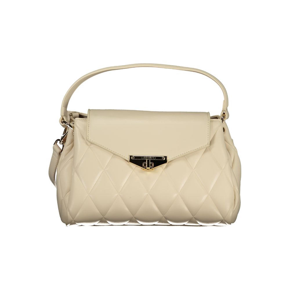 Mario Valentino Beige Polyurethan Damentasche