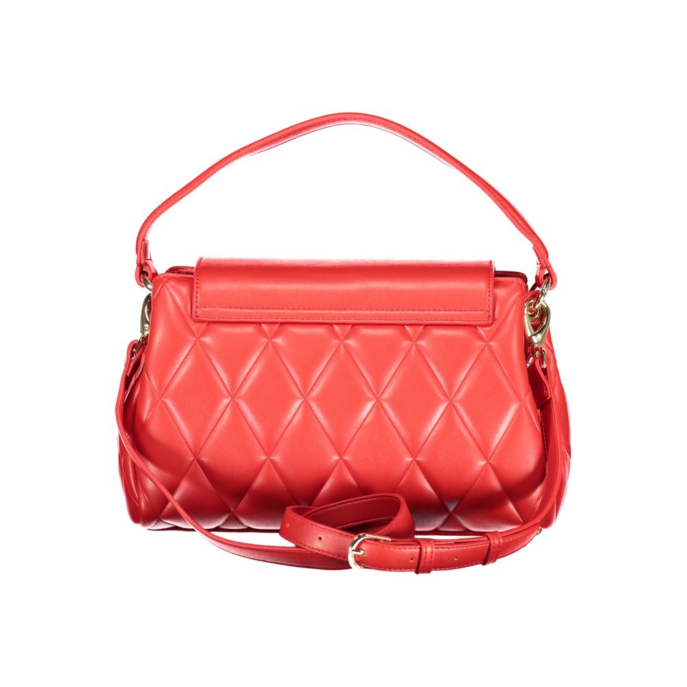 Mario Valentino Damenhandtasche aus rotem Polyurethan