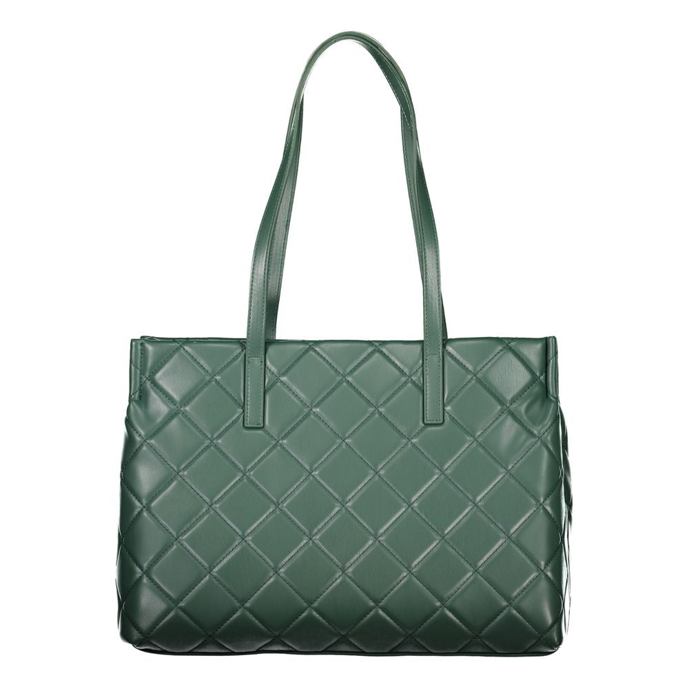 Mario Valentino Grüne Polyethylen-Handtasche