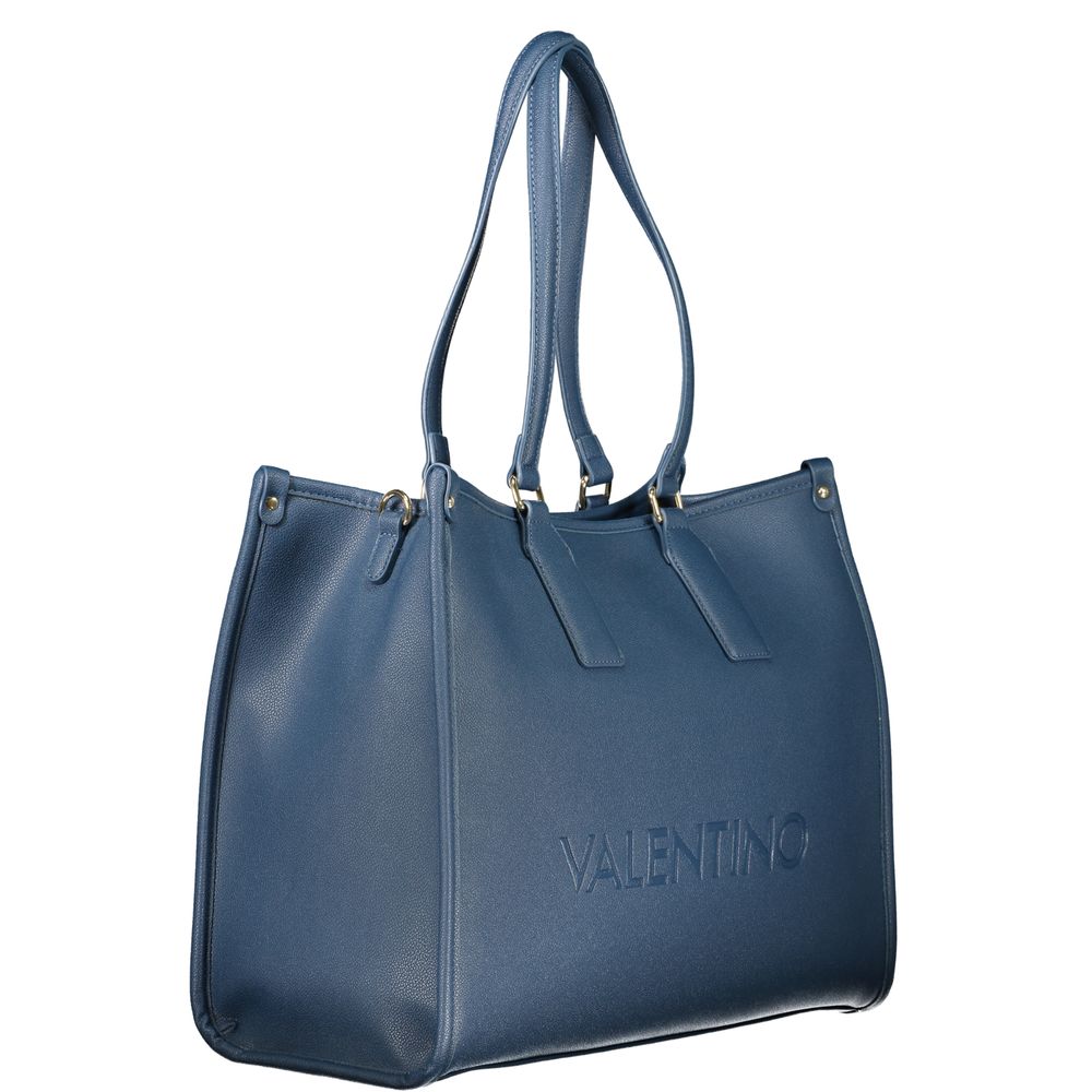 Mario Valentino Handtasche aus blauem Polyethylen