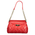 Mario Valentino Rote Damen-Handtasche aus Polyurethan