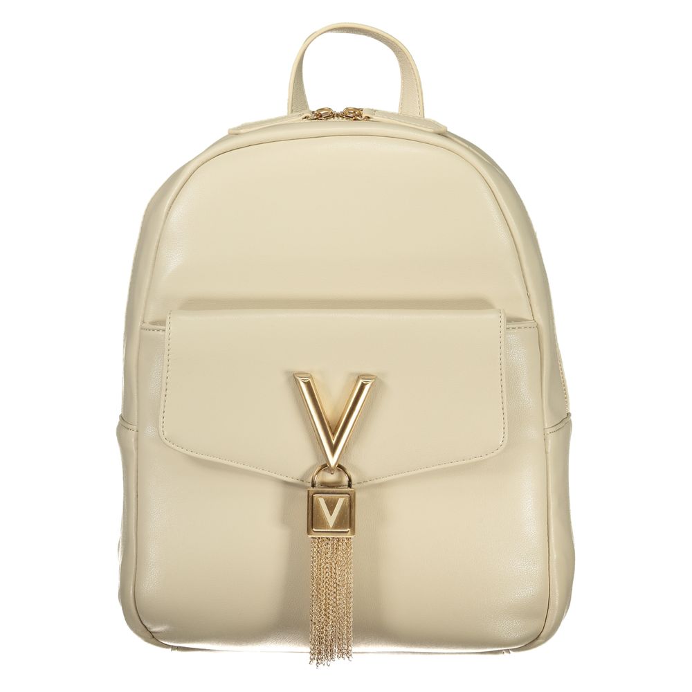 Mario Valentino Beige Polyurethan Damenrucksack