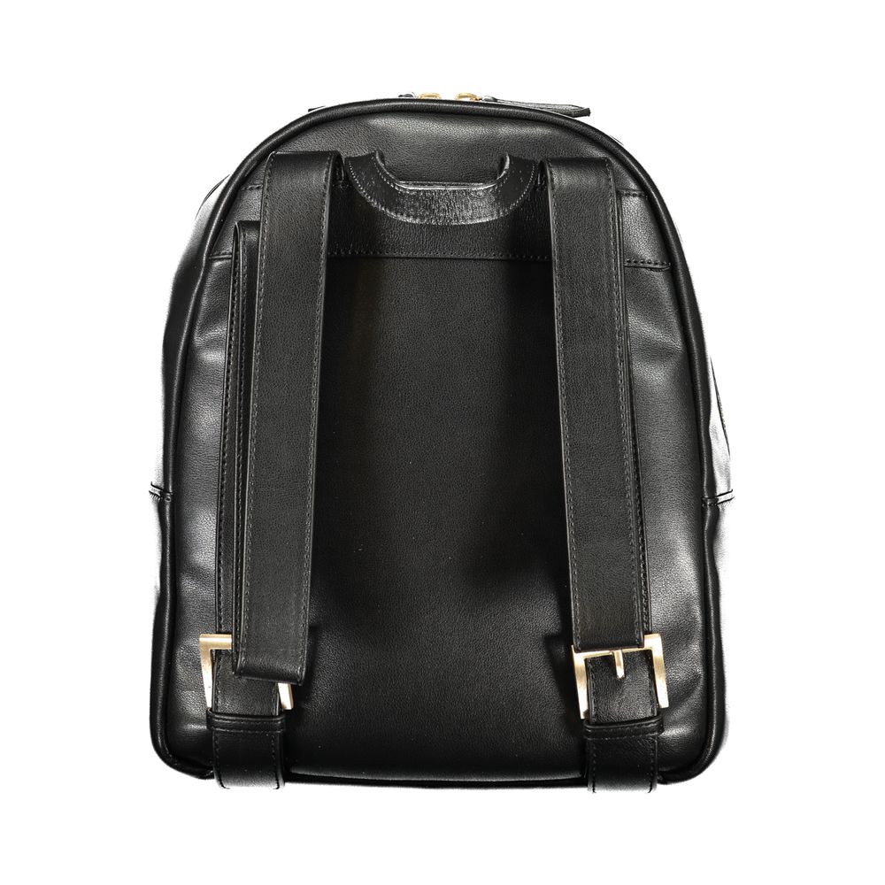 Mario Valentino Schwarzer Rucksack aus Polyethylen