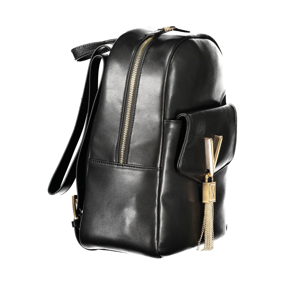 Mario Valentino Schwarzer Rucksack aus Polyethylen