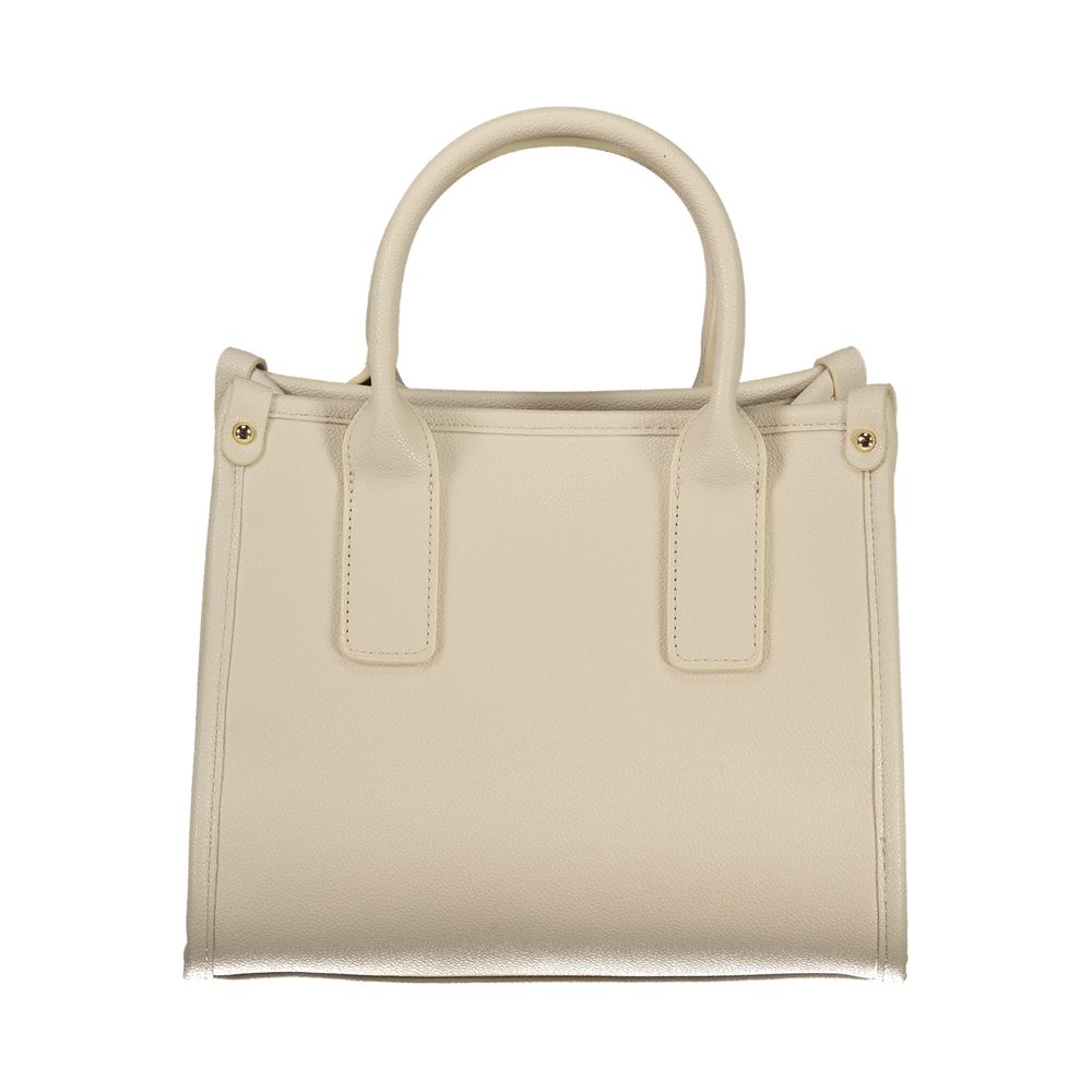 Mario Valentino Damen-Handtasche aus beigem Polyurethan
