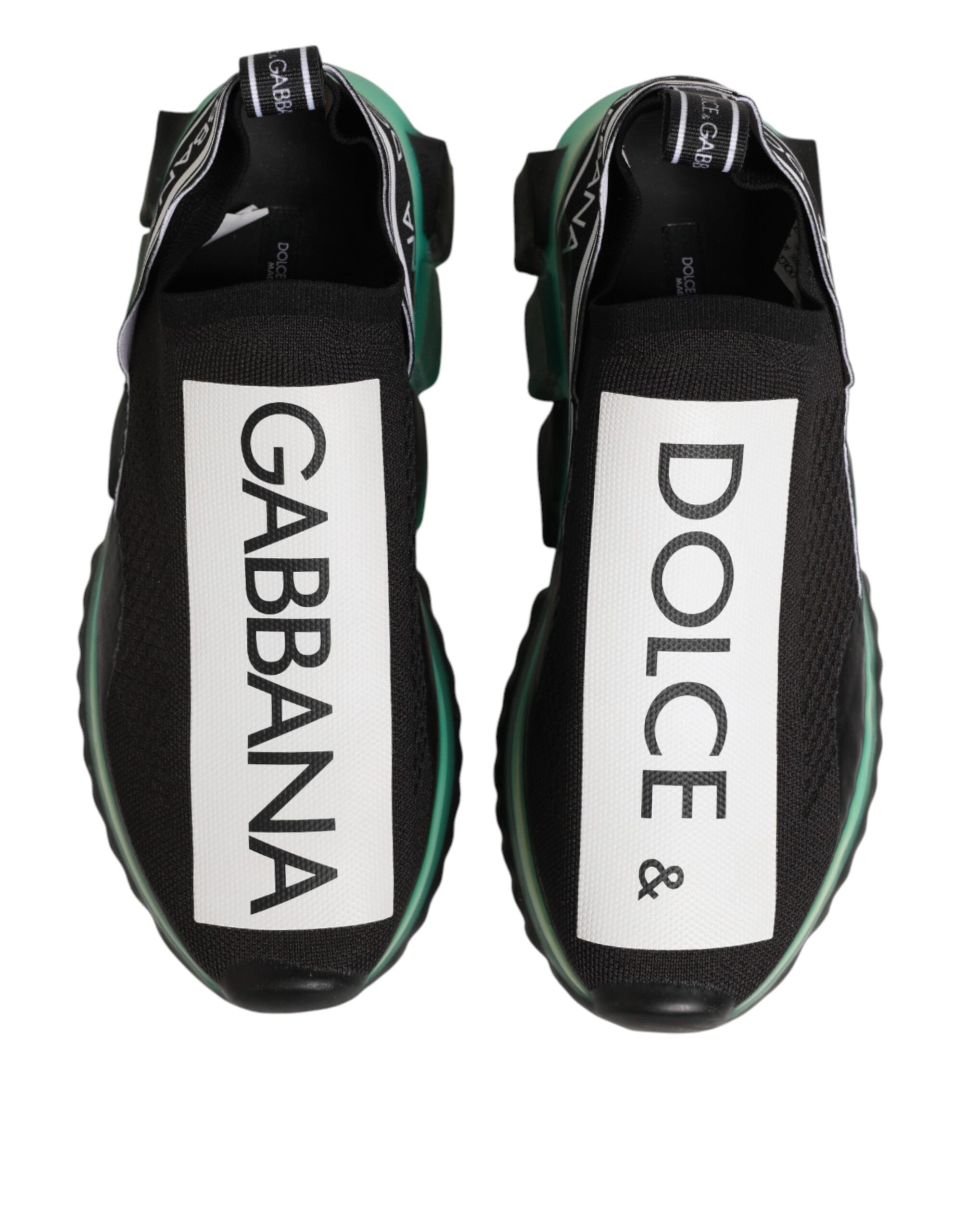 Dolce & Gabbana Men's Black Sorrento Slip-On Sneakers