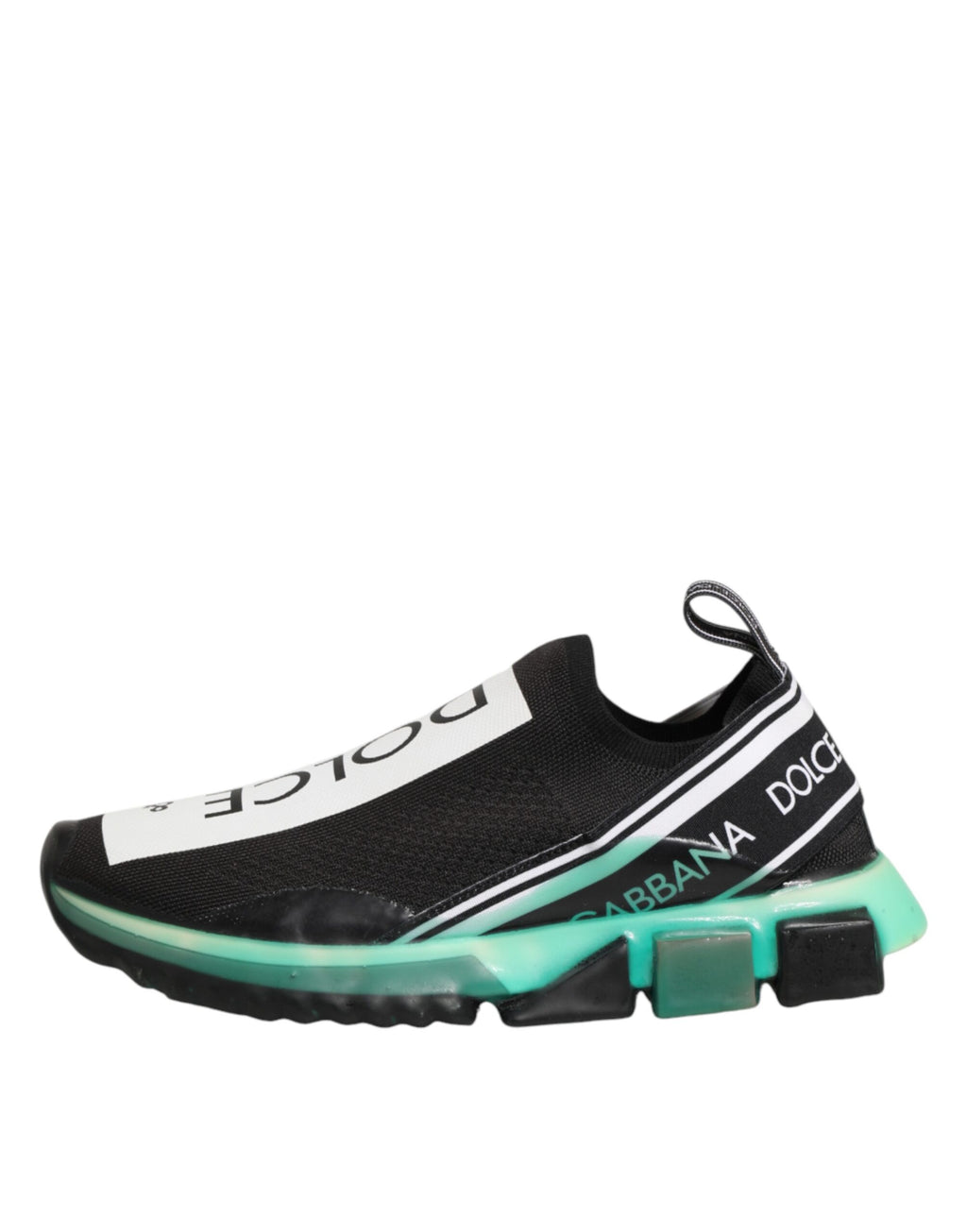 Dolce & Gabbana Men's Black Sorrento Slip-On Sneakers