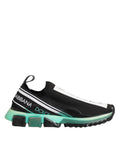 Dolce & Gabbana Men's Black Sorrento Slip-On Sneakers