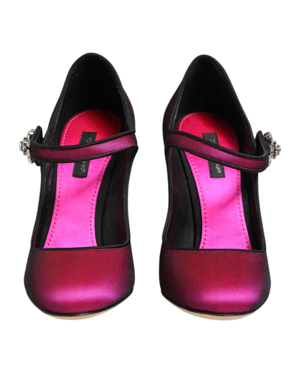 Dolce & Gabbana Pink Rhinestone Mary Jane Pumps