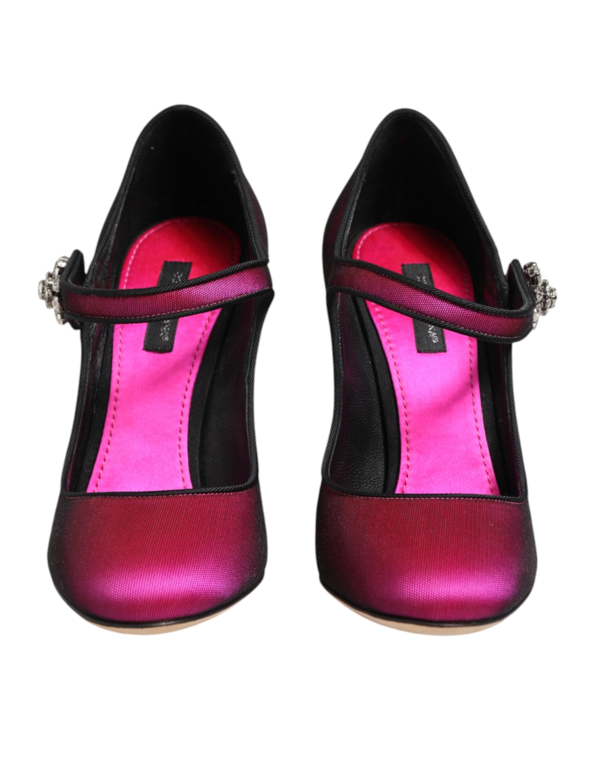 Dolce & Gabbana Pink Rhinestone Mary Jane Pumps
