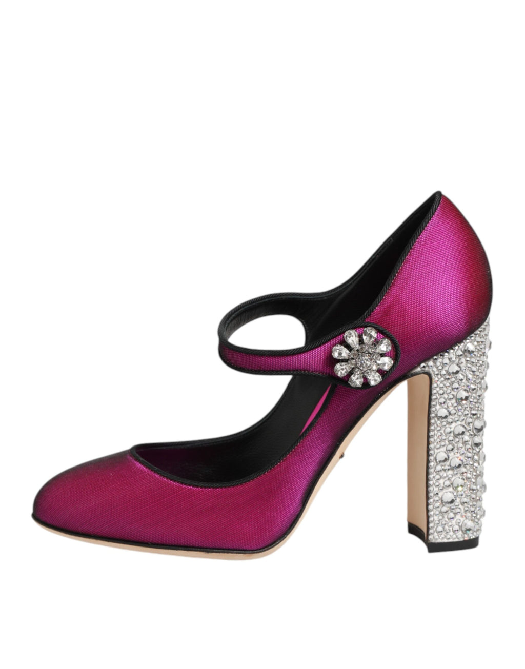 Dolce & Gabbana Pink Rhinestone Mary Jane Pumps