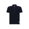 Thom Browne Blaues Baumwoll-Polohemd