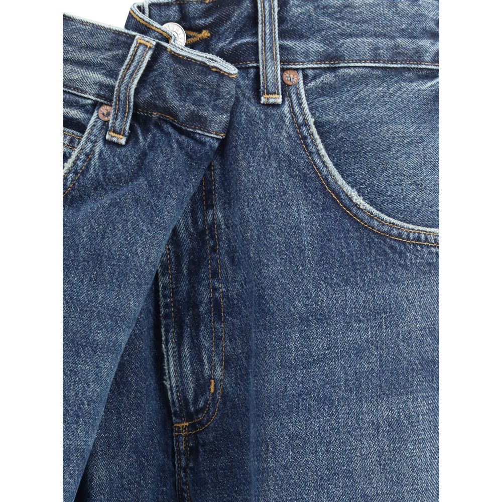 Agolde Blaue Baumwolljeans Denim