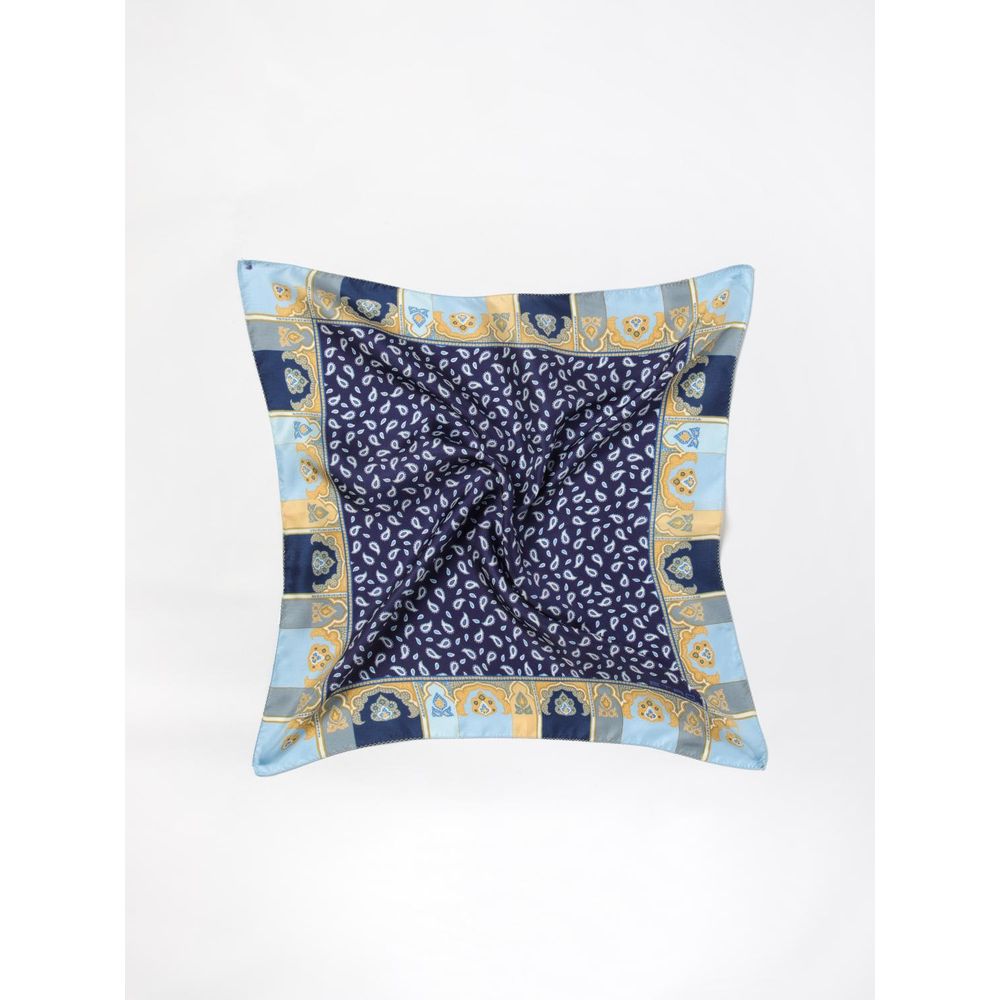 Etro Blue Silk Scarf