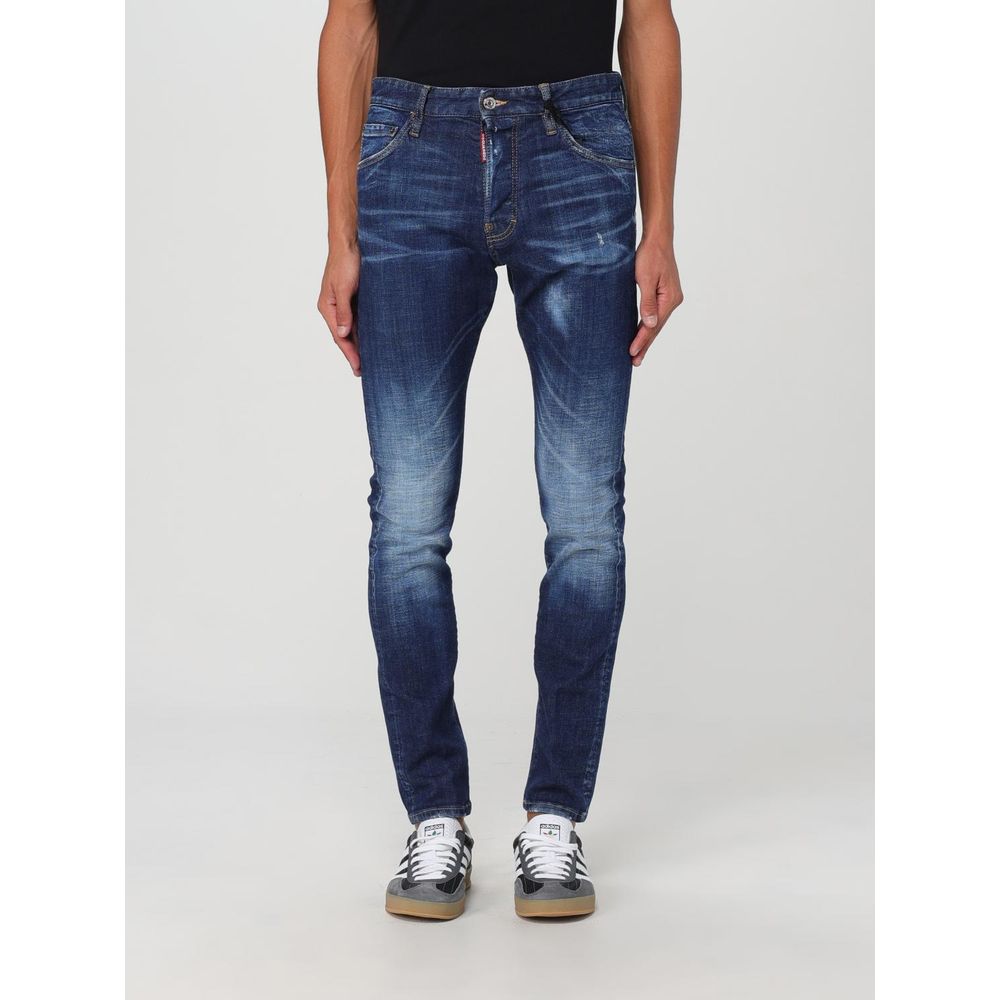 Dsquared² Enge Jeans aus Baumwolle in Blau