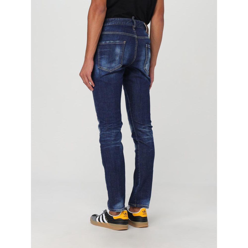 Dsquared² Enge Jeans aus Baumwolle in Blau