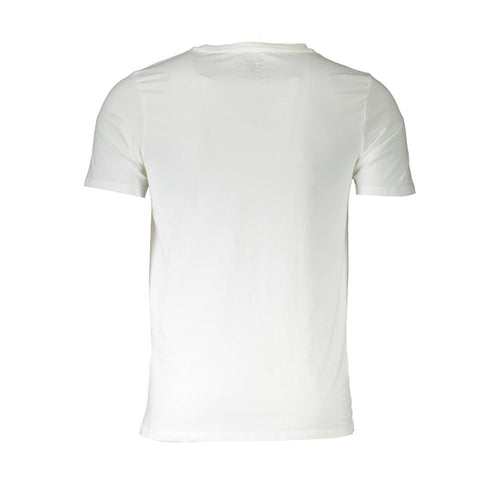 Aeronautica Militare Weißes Herren-T-Shirt aus Baumwolle