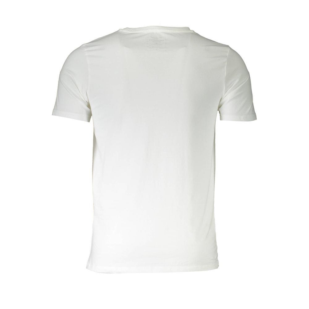 Aeronautica Militare Weißes Herren-T-Shirt aus Baumwolle