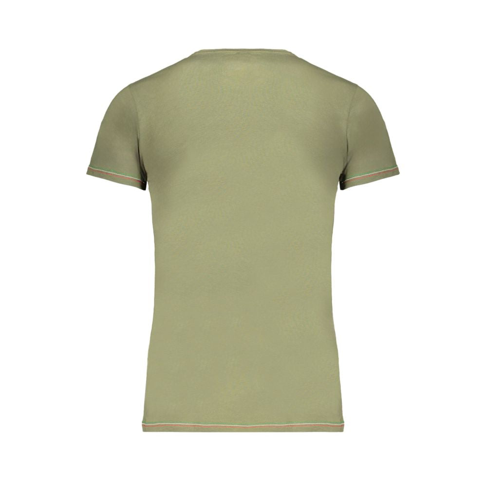Aeronautica Militare Verde Baumwoll-T-Shirt für Herren