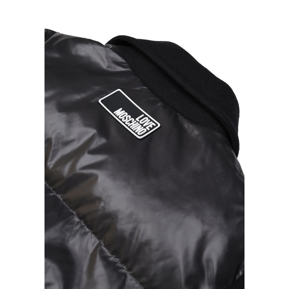 Love Moschino Black Polyester Jacket