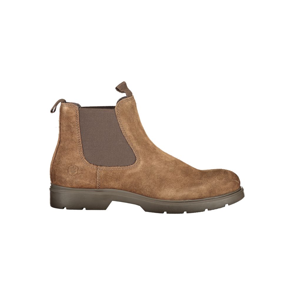 Lumberjack Brown Polyester Ankle Boot
