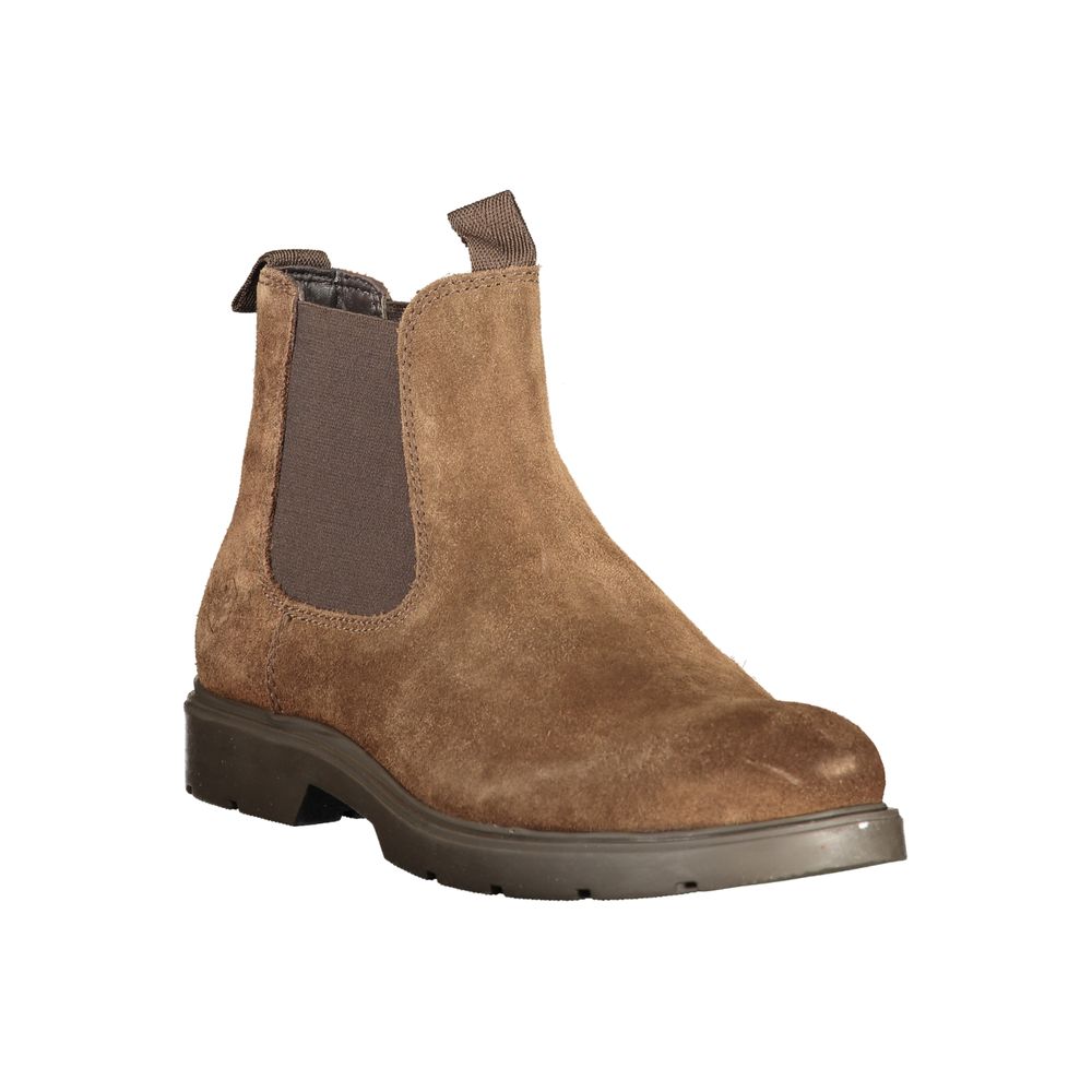 Lumberjack Brown Polyester Ankle Boot