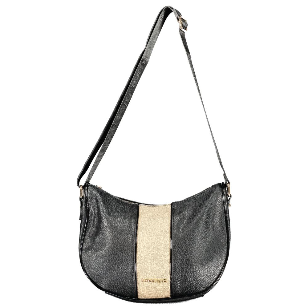 Laura Biagiotti Schwarze PVC-Handtasche