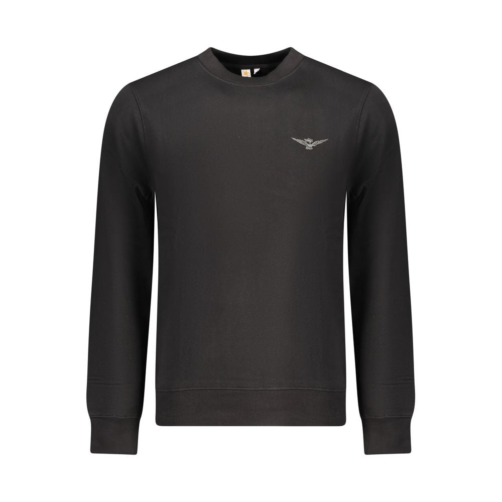 Accademia Militare Schwarzer Baumwoll-Herren-Sweatshirt