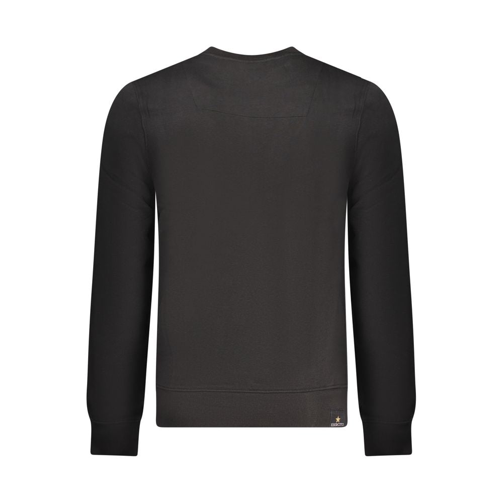 Accademia Militare Schwarzer Baumwoll-Herren-Sweatshirt