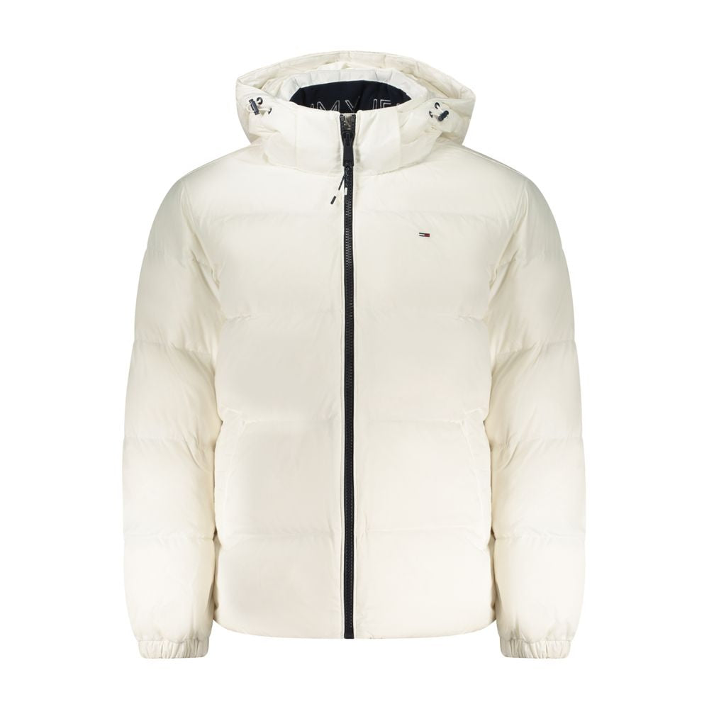 Tommy Hilfiger White Polyester Jackets & Coats
