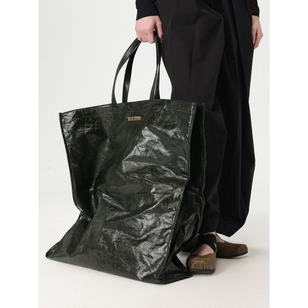 Uma Wang Green Nylon Handbag