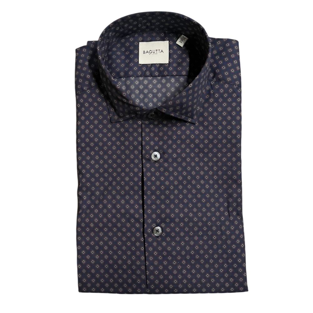 Bagutta Cotton Shirt in Blue