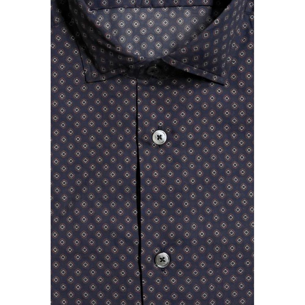 Bagutta Cotton Shirt in Blue