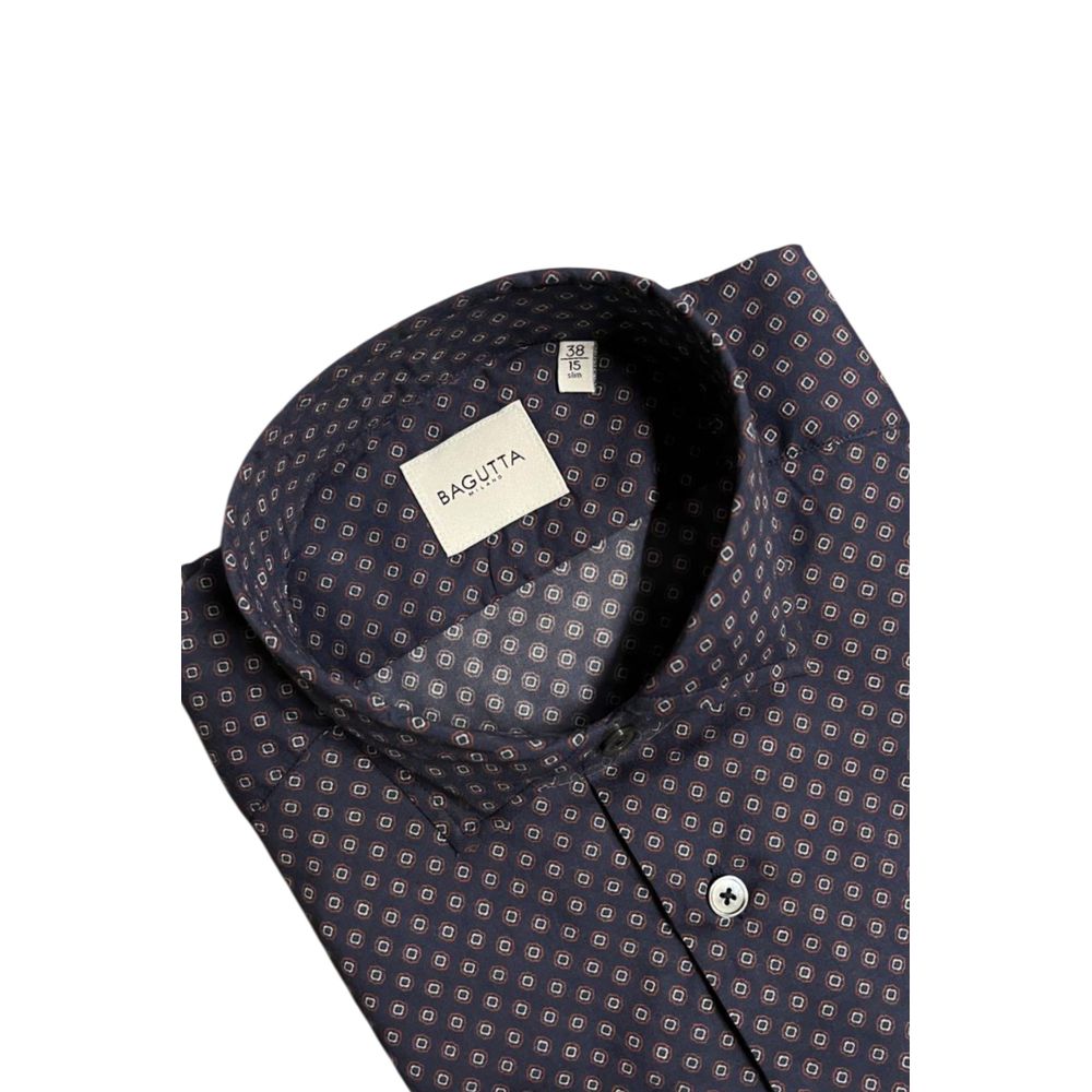 Bagutta Cotton Shirt in Blue