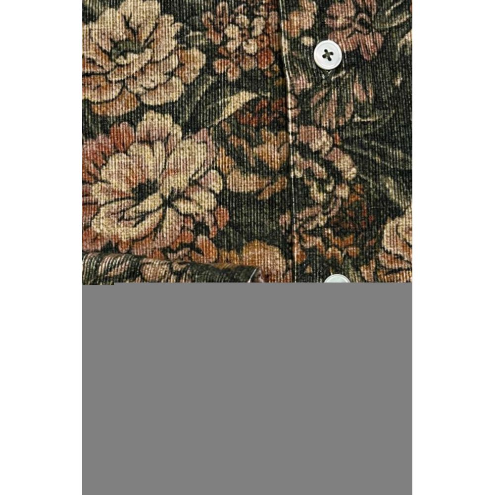 Bagutta Cotton Shirt with Fantasy Print