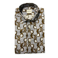 Bagutta Cotton Shirt with Fantasy Print