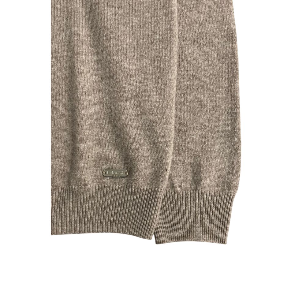 Baldinini Trend Beige Cashmere Sweater