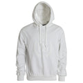 Dolce & Gabbana Weißer Baumwoll-Kapuzenpullover für Herren