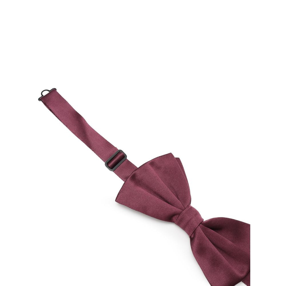 Dolce & Gabbana Seidenfliege in Bordeaux