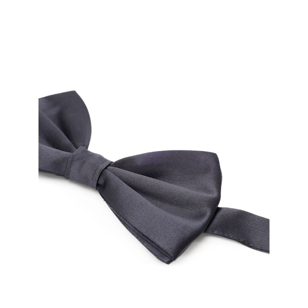 Dolce & Gabbana Graue Seidenfliege