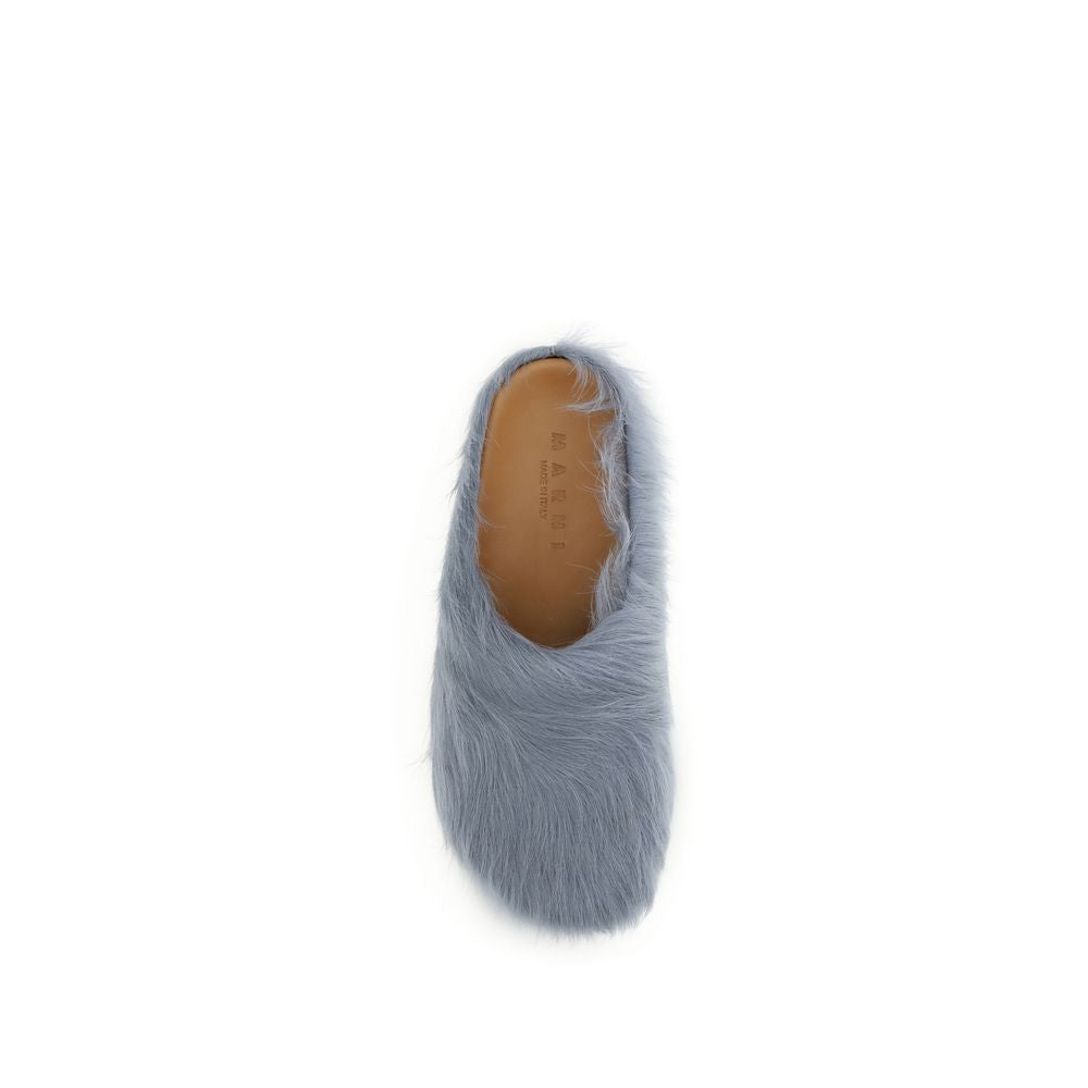 Marni Hellblaue Gummilatschen