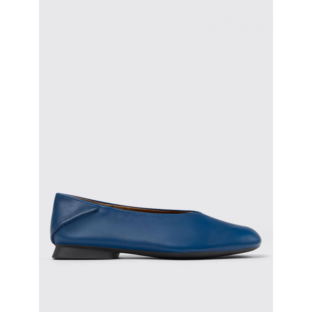 Camper Blaue Leder-Ballerinas
