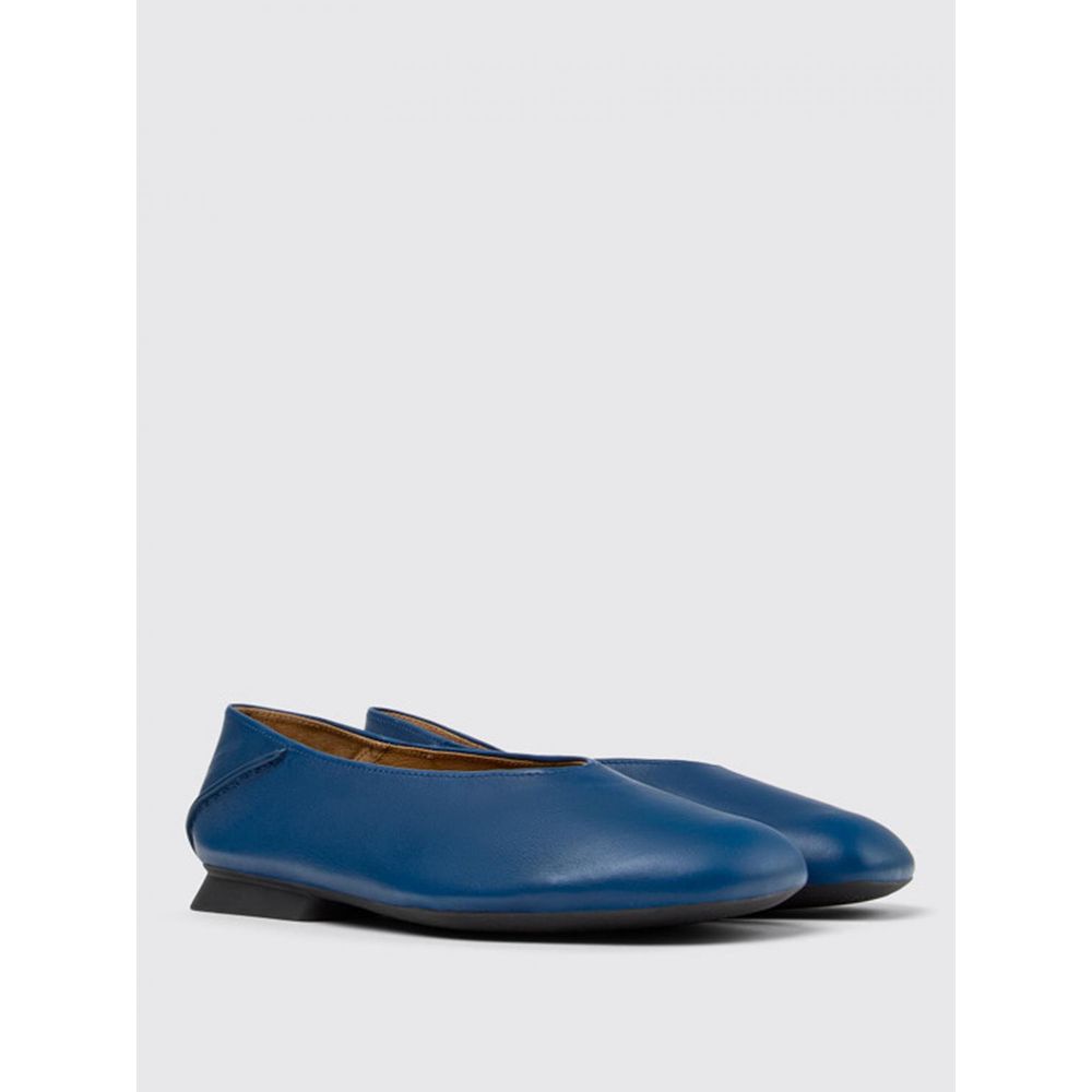 Camper Blaue Leder-Ballerinas