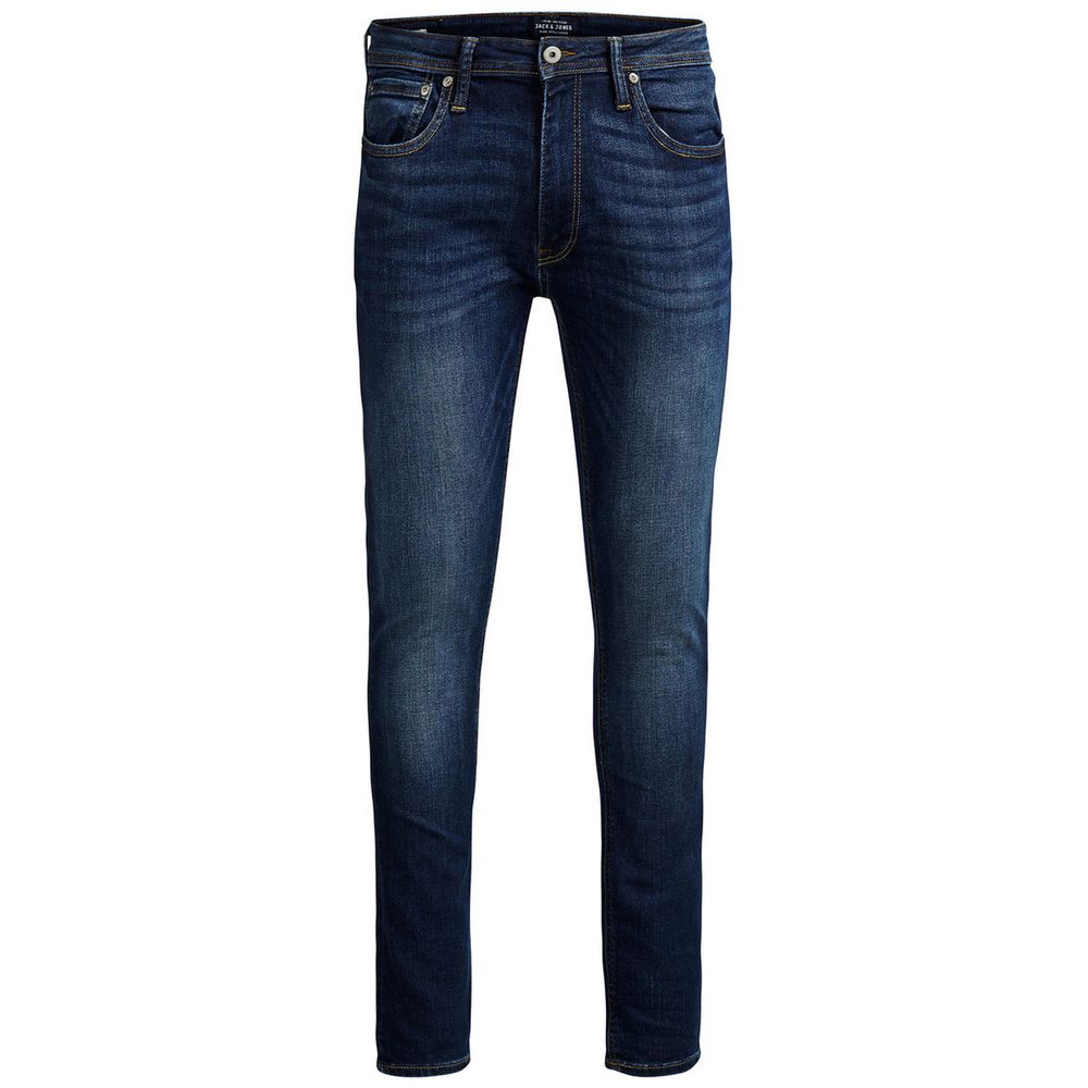 Jack & Jones Blaue Baumwoll-Jeans mit schmaler Passform