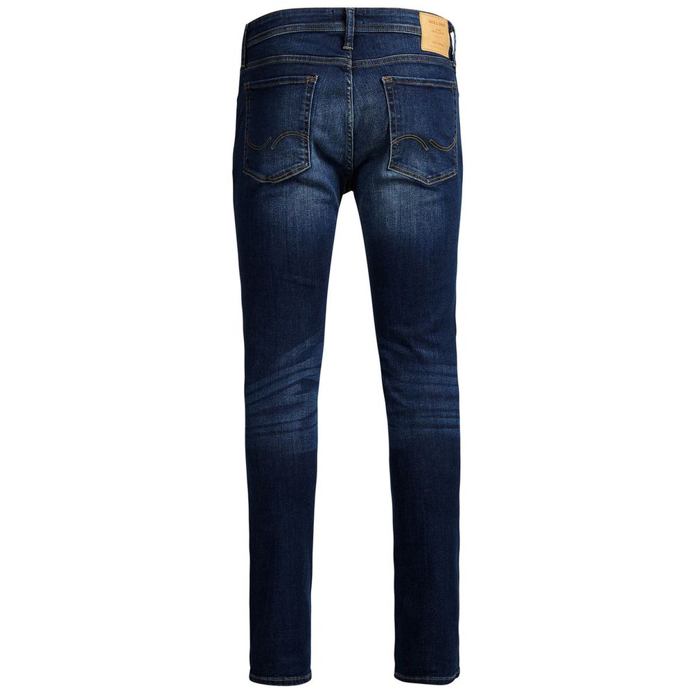 Jack & Jones Blaue Baumwoll-Jeans mit schmaler Passform