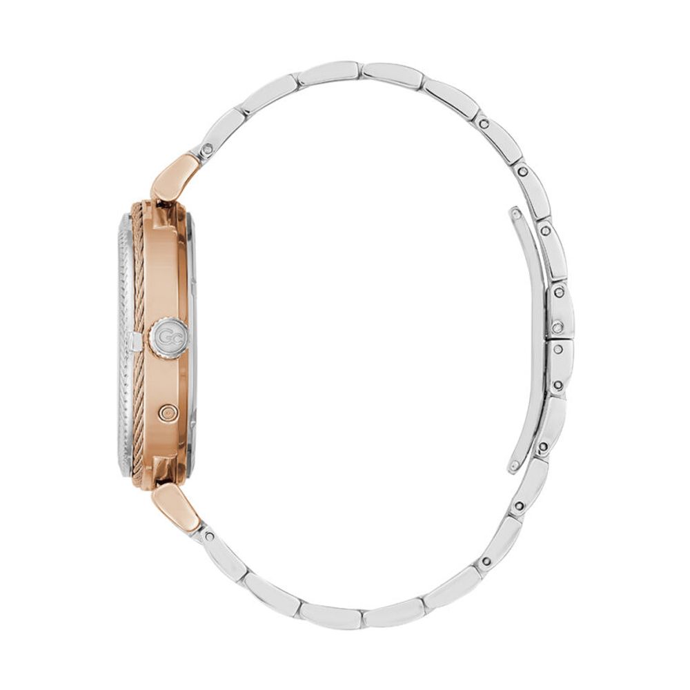 GC Elegant Stainless Steel Bracelet Watch in Gray