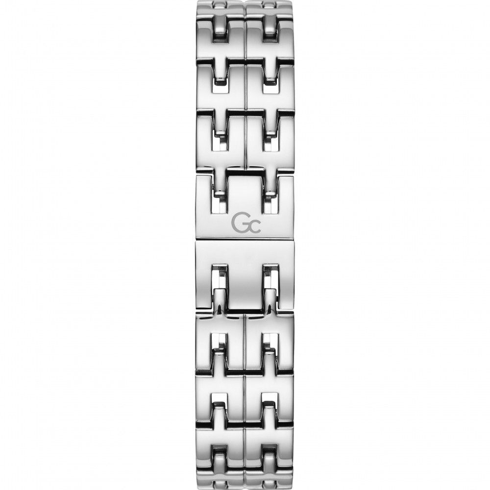 GC Silberne Edelstahl-Dress-Watch
